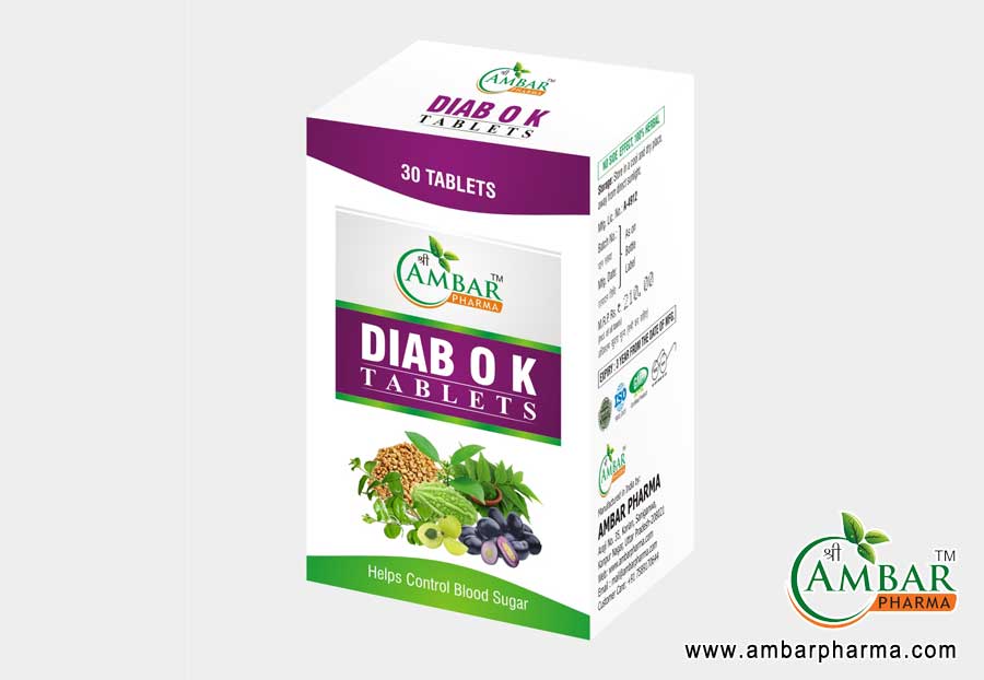 Ayurvedic Herbal Diab O K Tablets manufacturers suppliers in Kanpur UP India
